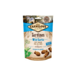 Carnilove Canine Snack Semi Humedo Sardinas Ajo Pack 10X200 Gr