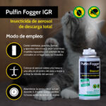 Pulfin Fogger IGR es un aerosol de descarga total con acción insecticida, larvicida y ovicida para controlar pulgas, garrapatas, piojos y otros insectos rastreros. Aprende aquí cómo usarlo correctamente.