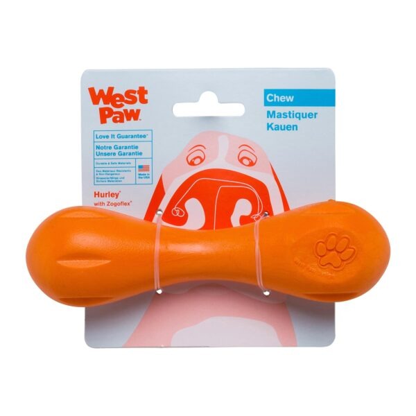 West Paw Zogoflex Juguete Hurley S 15Cm Mandarina