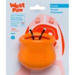 West Paw Zogoflex Juguete Toppl S 8Cm Mandarina