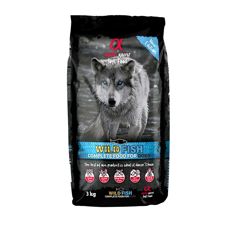 Alpha Spirit Snack Pescado perros 35 gr x 16