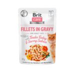Brit Care Gato Filetes En Salsa Con Pavo Y Salmón 24x85 Gr