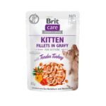 Brit Care Gatitos Cachorro Filetes En Salsa Con Pavo Lata 24x85 Gr