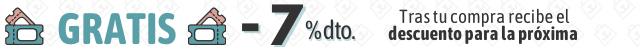 7% de descuento siguiente compra