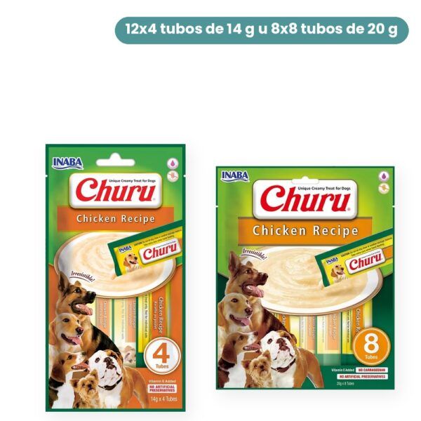 Churu Pollo Snack Cremoso Para Perros Pack Ahorro
