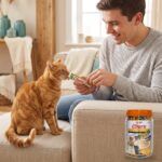 Gato comiendo Churu Puré variedad pollo