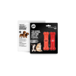 Tasty Bone Mordedor Twin Pack Sabores Gamba Barbacoa Y Steak Para Perros