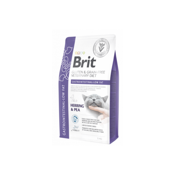 Brit Pienso Sin Cereales Dieta Veterinaria Gato Gastrointestinal Bajo Grasas