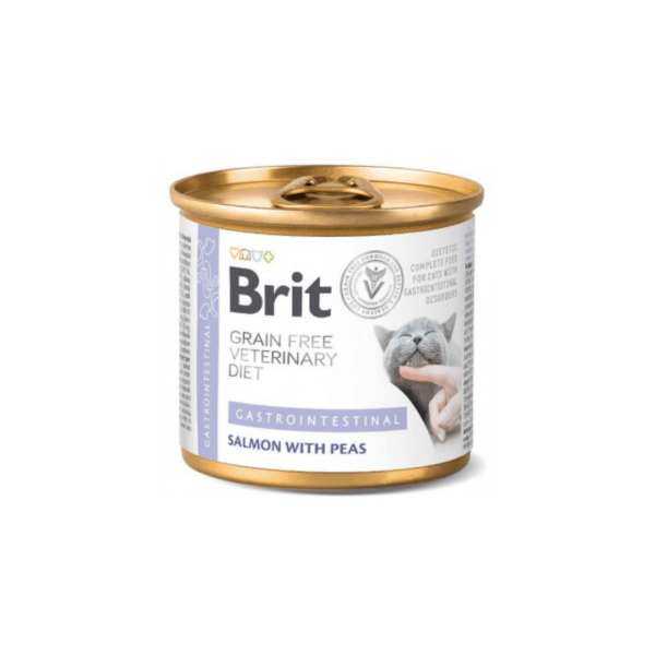 Brit Pienso Sin Cereales Dieta Veterinaria Gato Gastrointestinal Latas