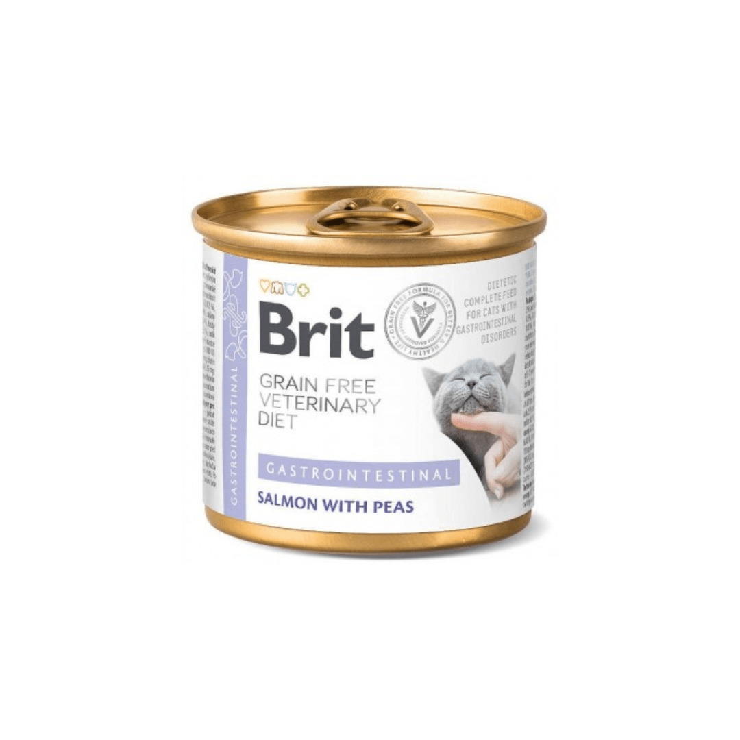 Brit Pienso Sin Cereales Dieta Veterinaria Gato Gastrointestinal Latas