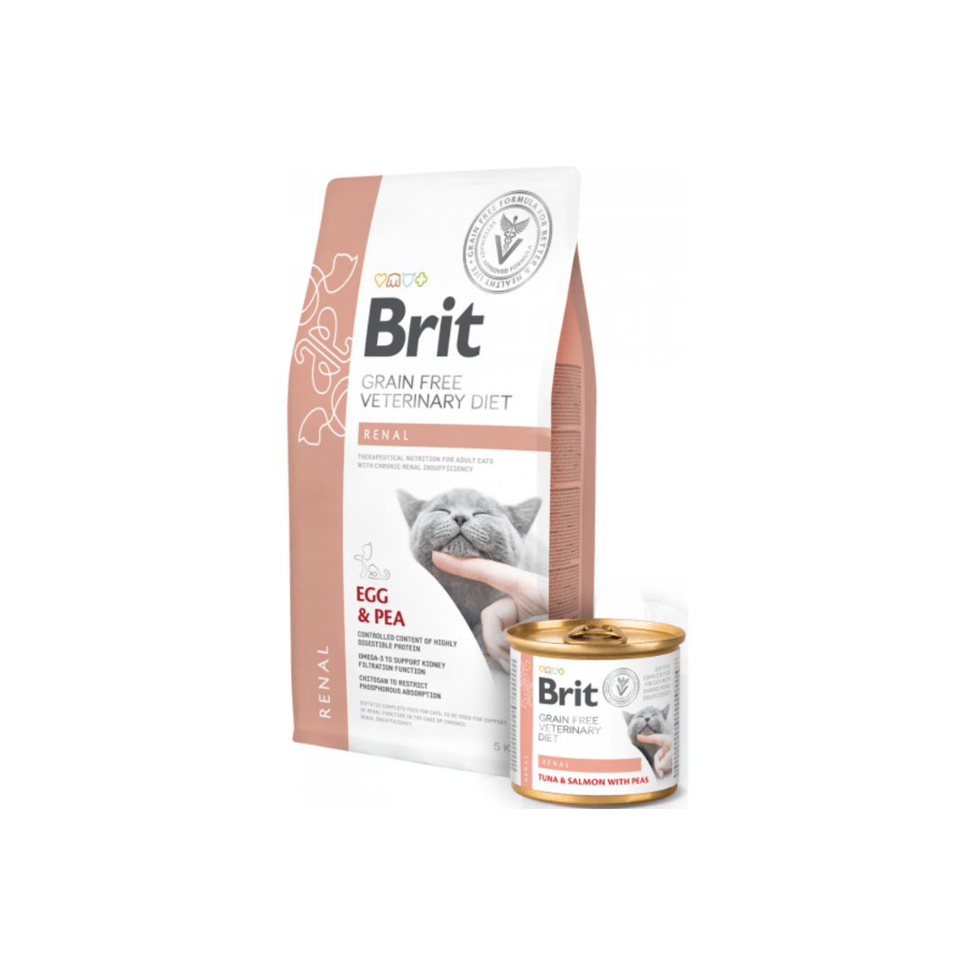 Brit Pienso Sin Cereales Dieta Veterinaria Gato Renal