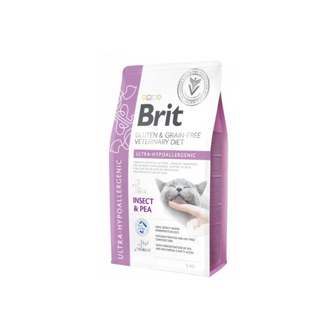 Brit Pienso Sin Cereales Dieta Veterinaria Gato Ultra-Hipoalergénico