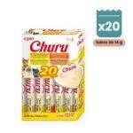 Churu Puré Variedad Pollo Y Ternera Snack Cremoso Para Gatos 20 Tubos
