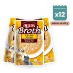 Churu Broth Pollo Caldo Para Gatos Pack 12x40 g