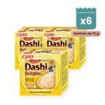 Churu Dashi Delights Pollo Con Queso En Caldo Dashi Para Gatos Pack 6x70 g