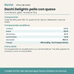 Ficha técnica de Churu Dashi Delights pollo con queso con composición y análisis