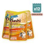 Churu Dashi Delights Flakes Pollo En Caldo Para Gatos Pack 12x40 g