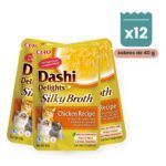 Churu Dashi Delights Silky Broth Pollo Caldo Para Gatos Pack 12x40 g