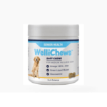 Wellichews Premios Blandos Multivitamínico Para Perros Senior Medianos Y Grandes 60 Unidades