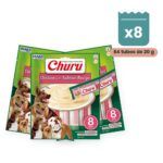 Churu Pollo Con Salmón Snack Cremoso Para Perros Pack 8x8 Tubos