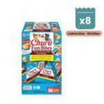 Churu Fun Bites Atún Premios Rellenos Para Gatos Caja 8x12 g