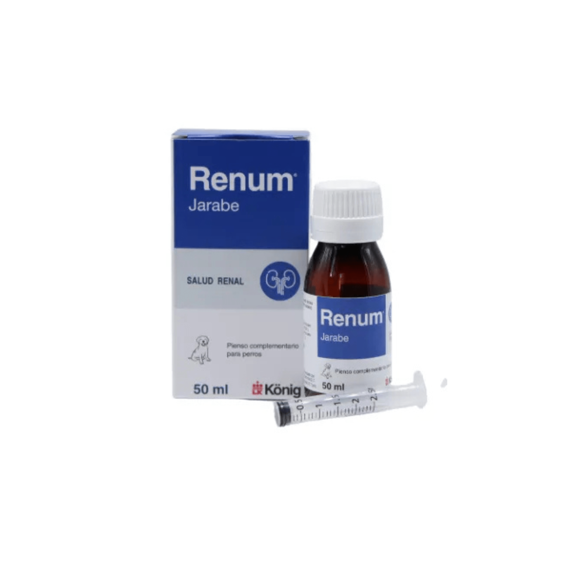 König Renum Jarabe Suplemento Renal Para Perros Y Gatos 50 Ml