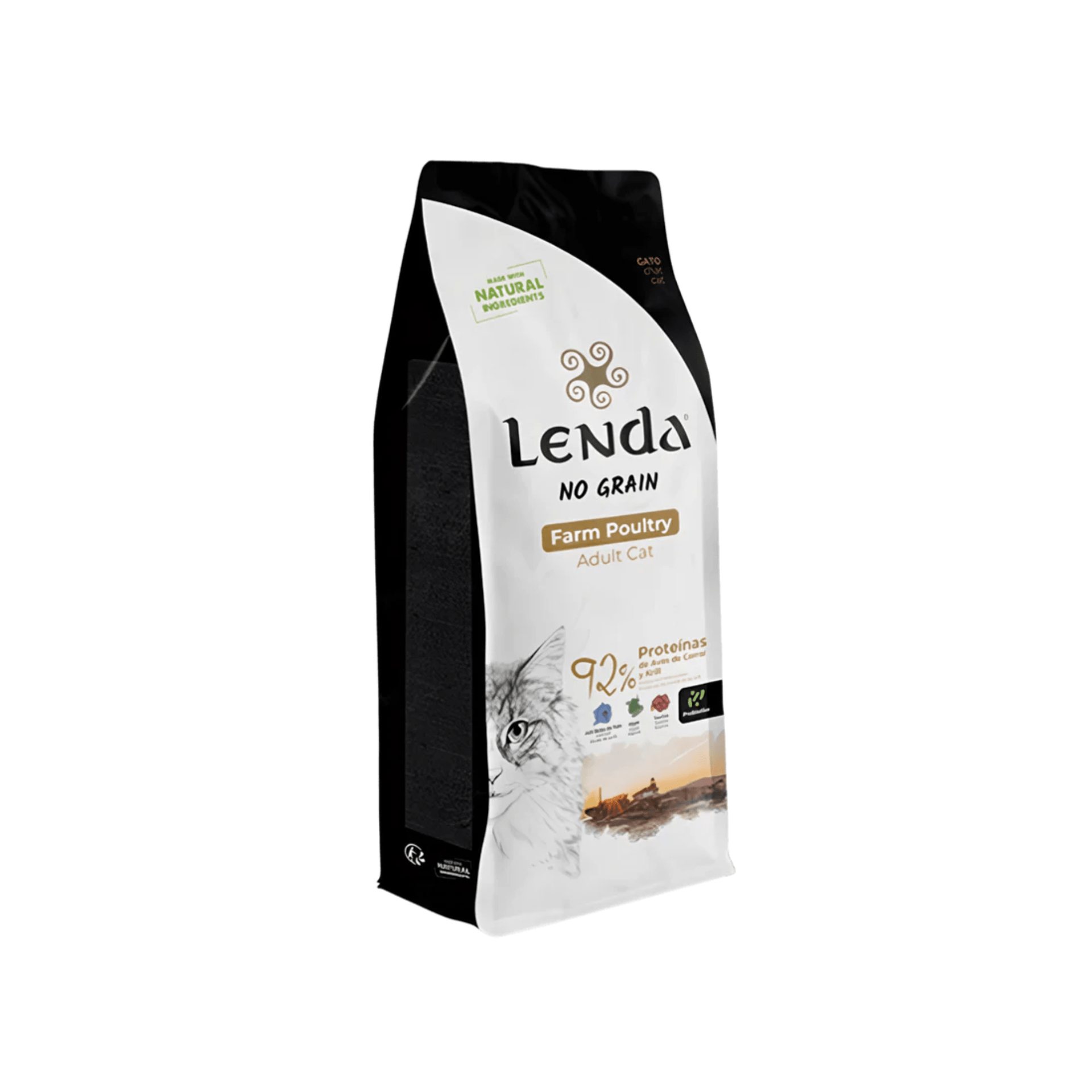 Lenda Pienso Sin Cereales Con Ave De Corral Para Gatos