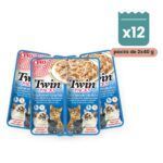 Churu Twin Packs Atún Con Pollo Y Vieira Para Gatos Pack 12x2 Sobres