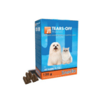 JT Pharma Tears Off Snacks Para Quitar Manchas en los Ojos Para Perros y Gatos 60 Unidades