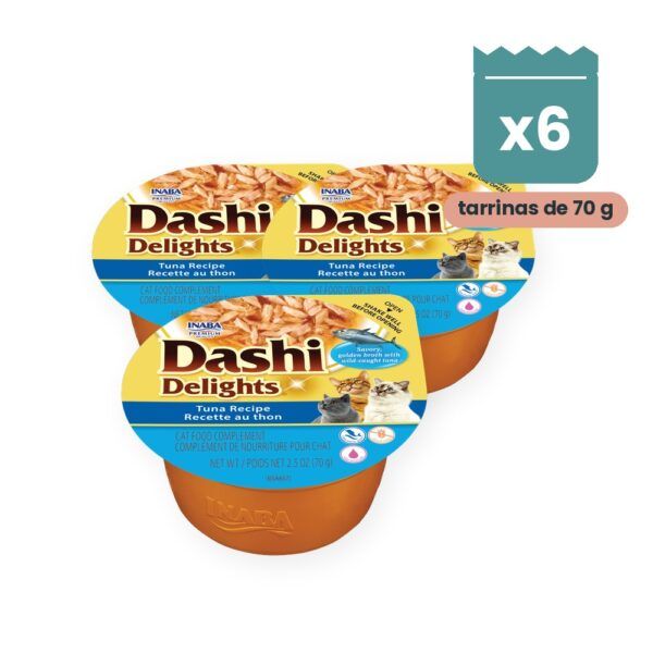 Churu Dashi Delights Atún En Caldo Dashi Para Gatos Pack 6x70 g