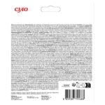 Reverso del envase de Churu Juicy Bites sabor atún y pollo con composición y análisis