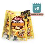 Churu Tidbits Pollo Bocaditos Rellenos Para Gatos Pack 6 Bolsitas