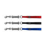 Freedog Correa Nylon Muelle Gun Negro Para Perros