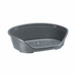 Ferplast Cama Plástico Siesta Para Perros y Gatos Deluxe 10 Gris
