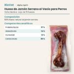 Ficha técnica de Hueso de Jamón Serrano al Vacío para Perros de Alpha Spirit