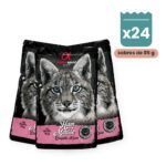 Alpha Spirit Mousse de Jamón para Gatos en Sobre Pack 24x85 g