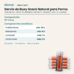 Ficha técnica de Nervio de Buey Snack Natural para Perros de Alpha Spirit
