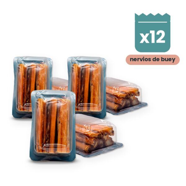 Alpha Spirit Nervio de Buey Snack Natural para Perros M (12 Unidades)