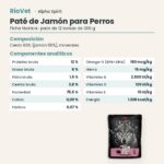Ficha técnica de Paté de Jamón para Perros de Alpha Spirit