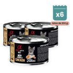 Alpha Spirit Paté de Pollo para Gatitos en Lata Pack 6x200 g