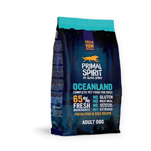 Alpha Spirit Primal Spirit 65% Oceanland Pienso para Perros Adultos 1 Kg