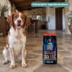 Perro junto a Primal Spirit 65% Rebel Farm Pienso para Perros Adultos de Alpha Spirit