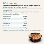 Ficha técnica de Real Food Estofado de Pollo para Perros de Alpha Spirit
