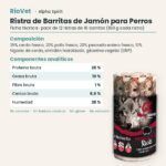 Ficha técnica de Ristra de Barritas de Jamón para Perros de Alpha Spirit