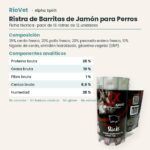 Ficha técnica de Ristra de Barritas de Jamón para Perros de Alpha Spirit