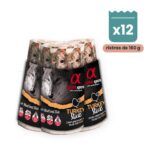 Alpha Spirit Ristra de Barritas de Pavo para Perros Pack 12x160 g