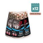 Alpha Spirit Ristra de Barritas de Pescado para Perros Pack 12x160 g