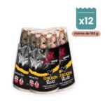 Alpha Spirit Ristra de Barritas de Pollo para Perros Pack 12x160 g