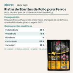 Ficha técnica de Ristra de Barritas de Pollo para Perros de Alpha Spirit