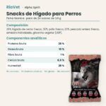 Ficha técnica de Snacks de Hígado para Perros de Alpha Spirit